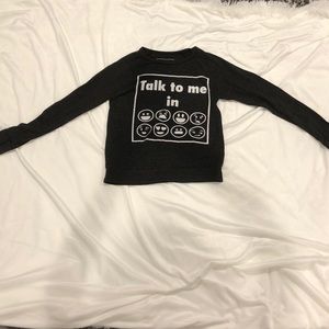 A comfy kids sweatshirt